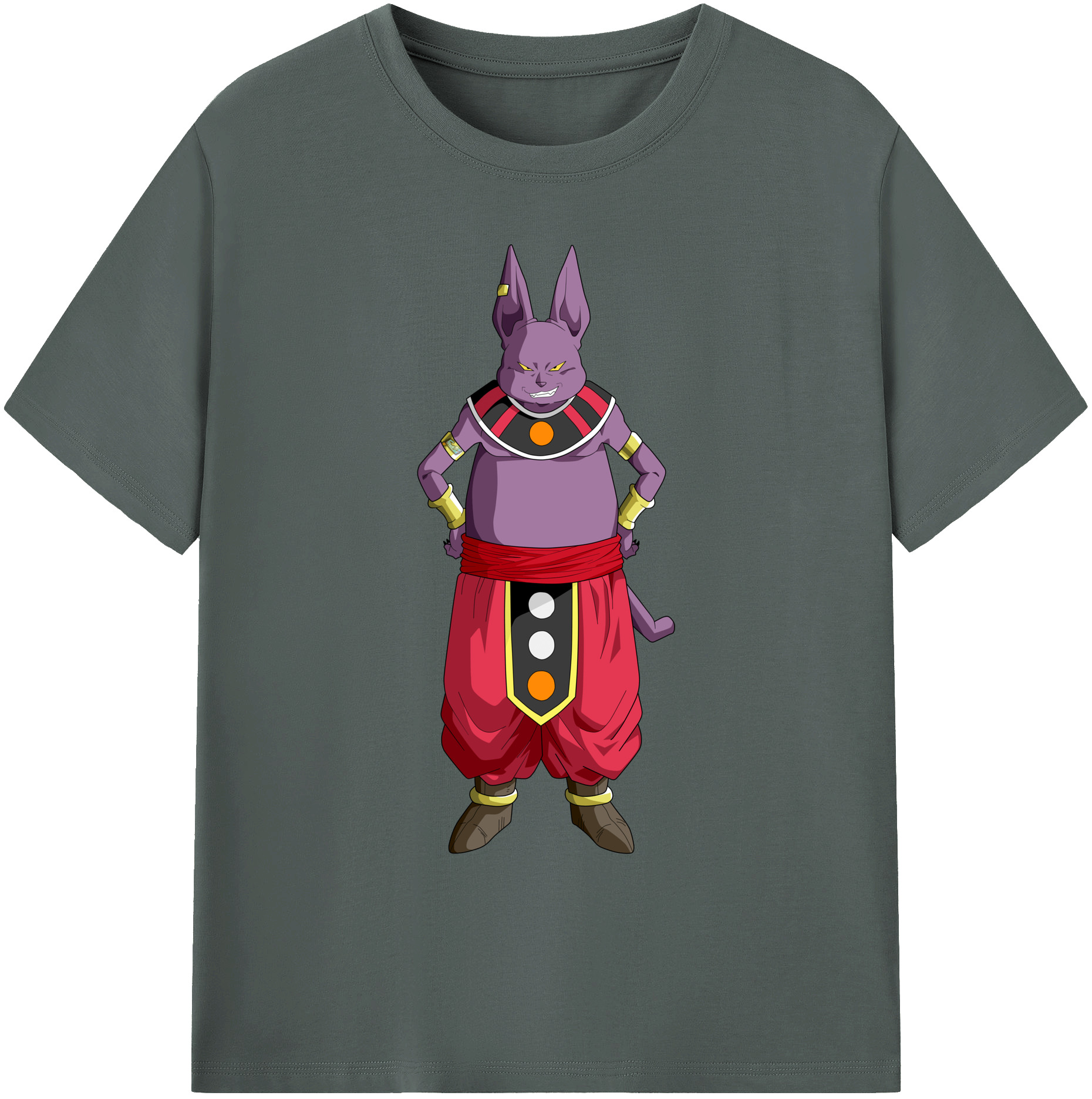 ドラゴンボール シャンパ DRAGON BALL Champa 綿100％ メンズ半袖Tシャツ｜肌触りやわらか＆通気性